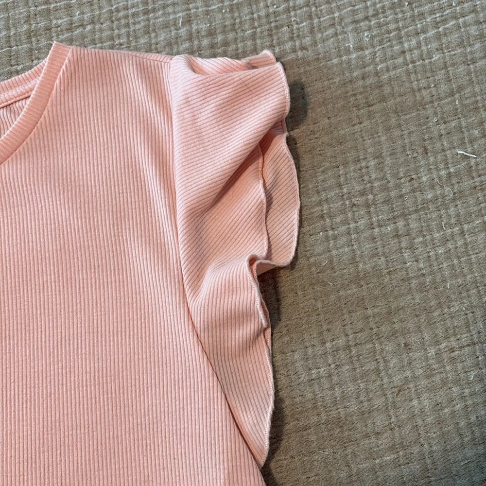 Pink Ruffle Sleeve Top - Picture 3 of 4